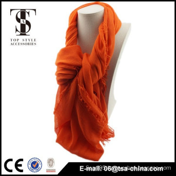 lady charming 2015 trend lovely viscose orange scarf
